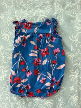 Tea Collection Floral Baby Girl Romper